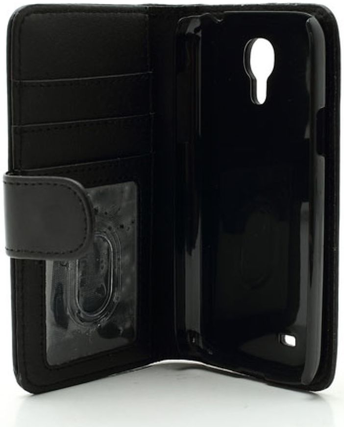Samsung Galaxy S4 Mini Portemonnee Stand Hoes Zwart afbeelding 3