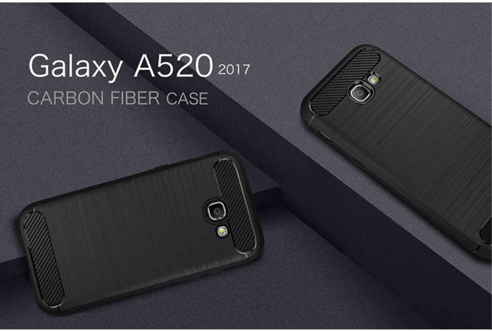 Samsung Galaxy A5 2017 Geborsteld TPU Hoesje Rood afbeelding 12