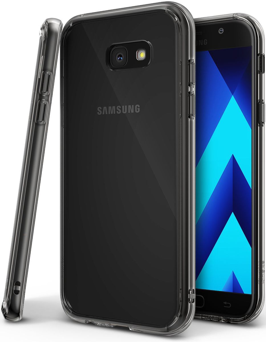 Ringke Fusion Samsung Galaxy A5 2017 Hoesje Doorzichtig Smoke Black afbeelding 1