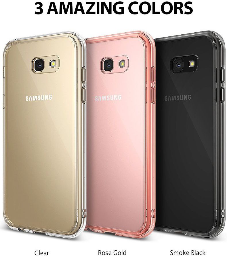 Ringke Fusion Samsung Galaxy A5 2017 Hoesje Doorzichtig Smoke Black afbeelding 4