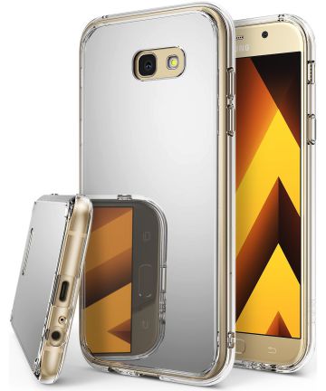 Ringke Fusion Mirror Samsung Galaxy A5 2017 spiegel hoesje Zilver Hoesjes