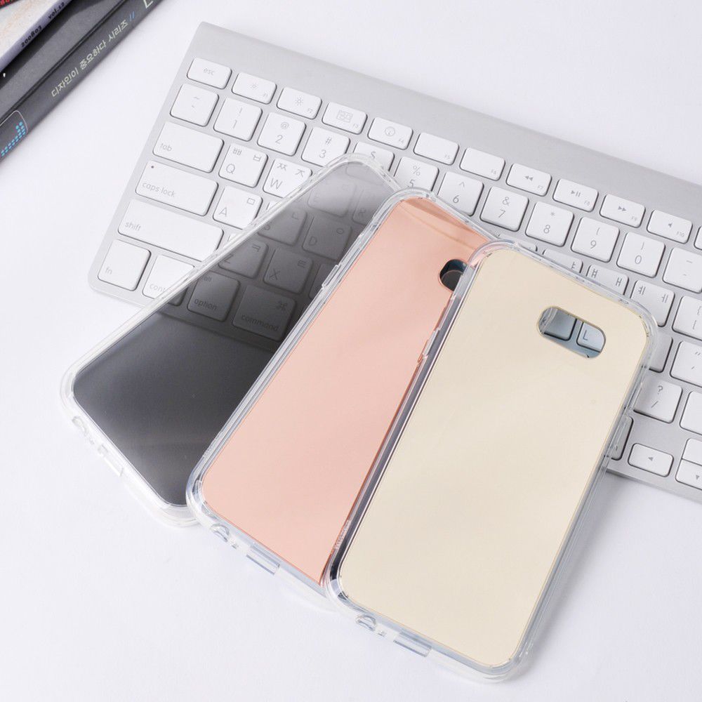Ringke Fusion Mirror Samsung Galaxy A5 2017 spiegel hoesje Rose Gold afbeelding 2