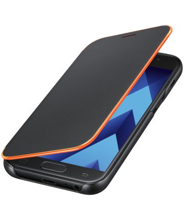 Samsung Galaxy A3 (2017) Neon Flip Cover Zwart Hoesjes
