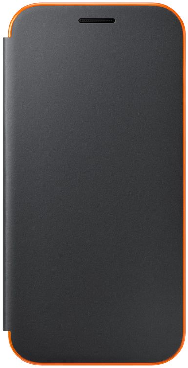 Samsung Galaxy A3 (2017) Neon Flip Cover Zwart afbeelding 3