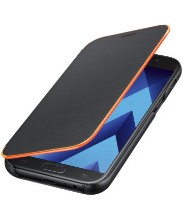 Samsung Galaxy A5 (2017) Neon Flip Cover Zwart Hoesjes