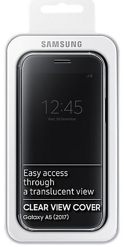 Samsung Galaxy A5 (2017) Clear View Cover Zwart afbeelding 7