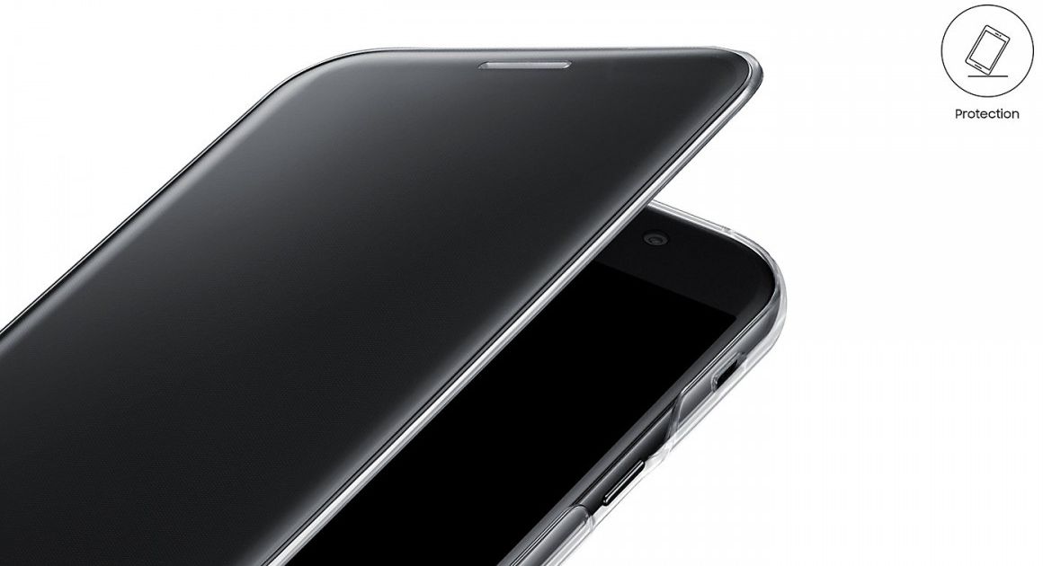 Samsung Galaxy A5 (2017) Clear View Cover Zwart afbeelding 6