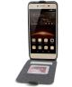 Huawei Y5 2 Vertical Wallet Flip Case Zwart