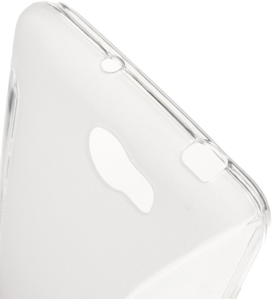 Huawei Y6 II Compact S-Shape TPU Hoesje Transparant afbeelding 2