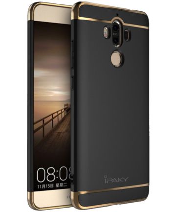 Ipaky Plated Back Cover Huawei Mate 9 Zwart Hoesjes
