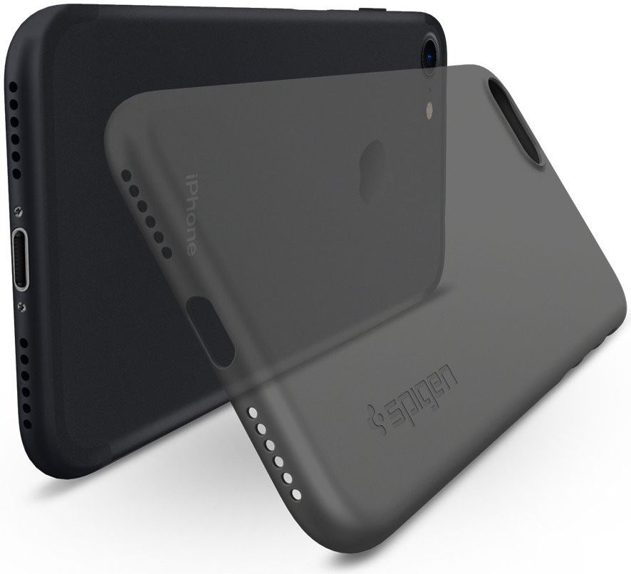 Spigen AirSkin Apple iPhone 7 / 8 Case Zwart afbeelding 2
