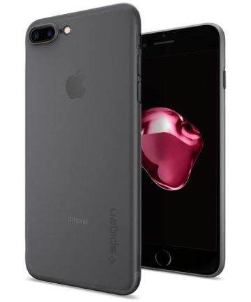 Spigen AirSkin Apple iPhone 7 Plus / 8 Plus Case Zwart Hoesjes