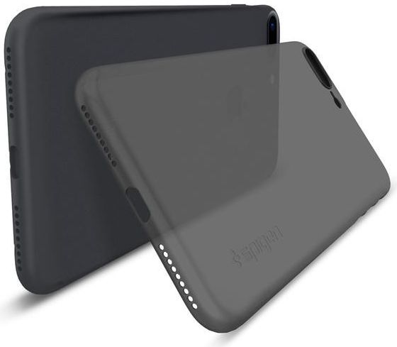 Spigen AirSkin Apple iPhone 7 Plus / 8 Plus Case Zwart afbeelding 2