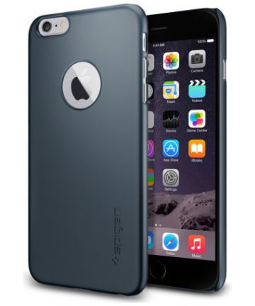Spigen Thin Fit A Hoesje Apple iPhone 6 Plus/6s Plus Metal Slate Hoesjes
