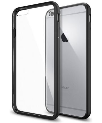 Spigen Ultra Hybrid Case Apple iPhone 6S Plus Zwart Hoesjes