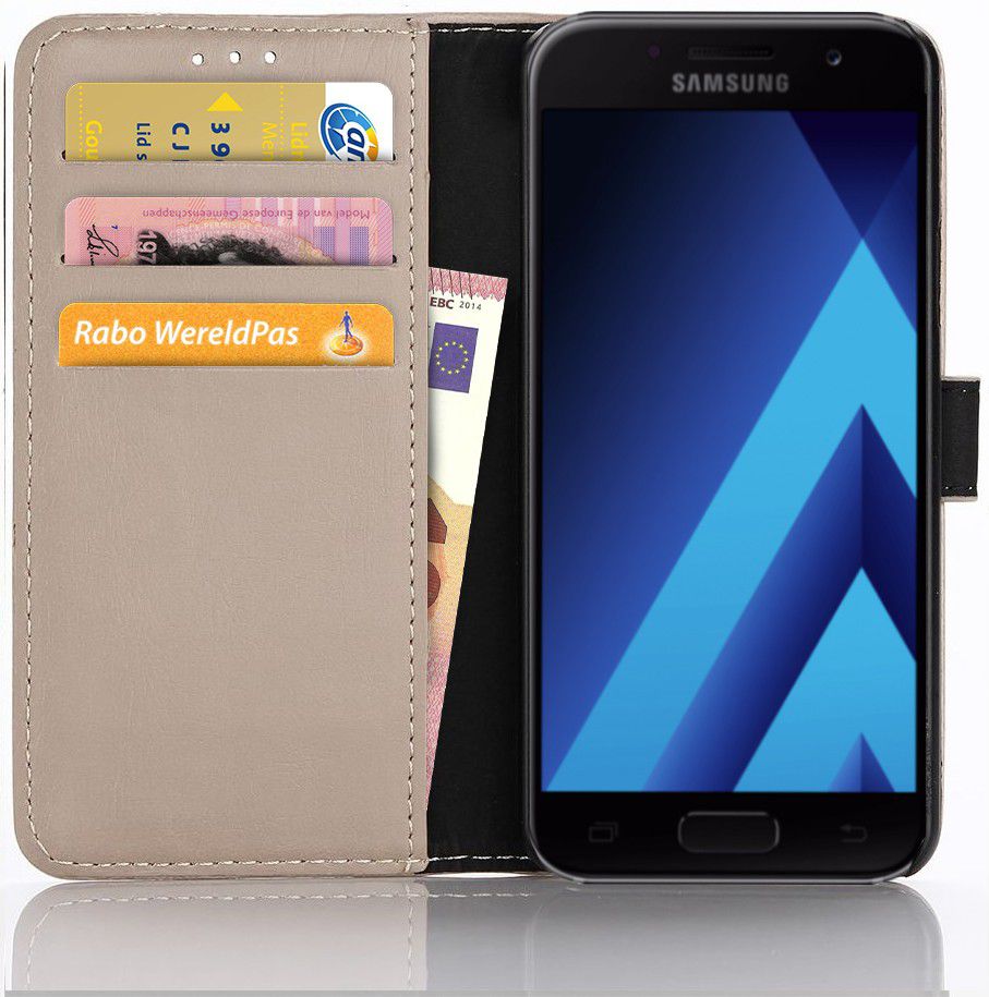 Samsung Galaxy A3 2017 Book Cover Grijs afbeelding 1