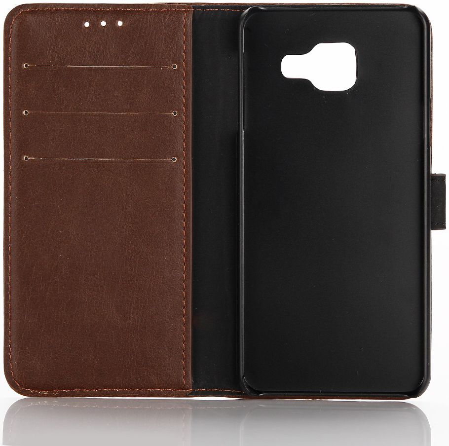Samsung Galaxy A3 2017 Book Cover Brown afbeelding 1