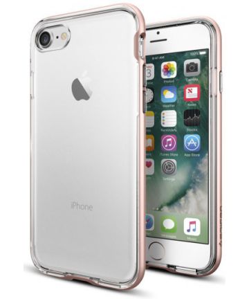 Spigen Neo Hybrid Crystal Hoesje Apple iPhone 7 / 8 Roze Hoesjes