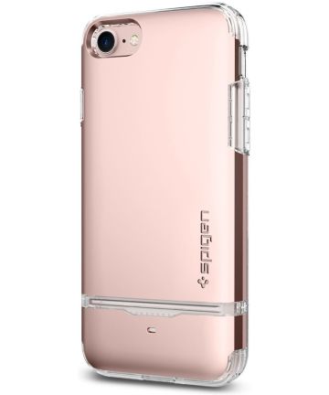Spigen Flip Armor Hoesje Apple iPhone 7 / 8 Rose Gold Hoesjes