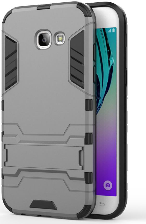 Hybride Samsung Galaxy A5 (2017) Hoesje Grijs afbeelding 2