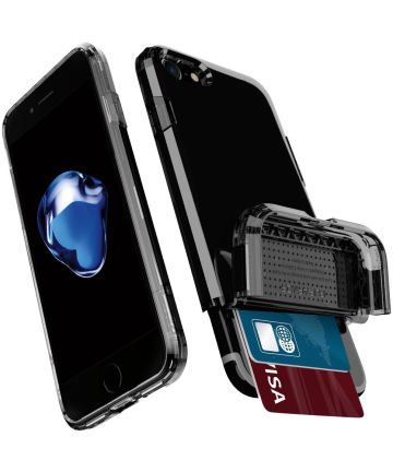 Spigen Flip Armor Hoesje Apple iPhone 7 / 8 Jet Black Hoesjes