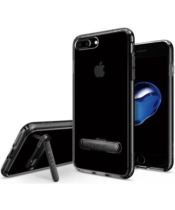 Spigen Ultra Hybrid S Hoesje Apple iPhone 7 Plus / 8 Plus Jet Black Hoesjes