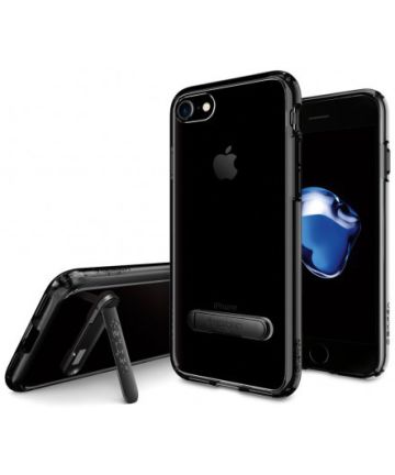 Spigen Ultra Hybrid S Hoesje Apple iPhone 7 / 8 Zwart Hoesjes