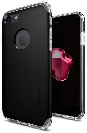 Spigen Hybrid Armor Hoesje Apple iPhone 7 Zwart afbeelding 1