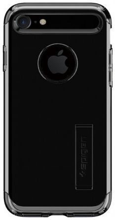 Spigen Slim Armor Hoesje Apple iPhone 7 Jet Black afbeelding 2