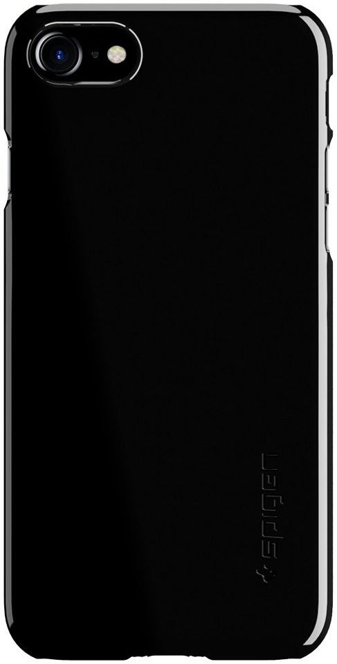 Spigen Thin Fit Case Apple iPhone 7 / 8 Jet Black afbeelding 2