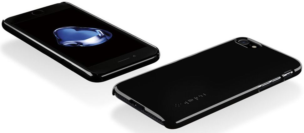 Spigen Thin Fit Case Apple iPhone 7 / 8 Jet Black afbeelding 8