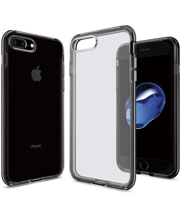 Spigen Neo Hybrid Crystal Case iPhone 7 Plus / 8 Plus Zwart Hoesjes