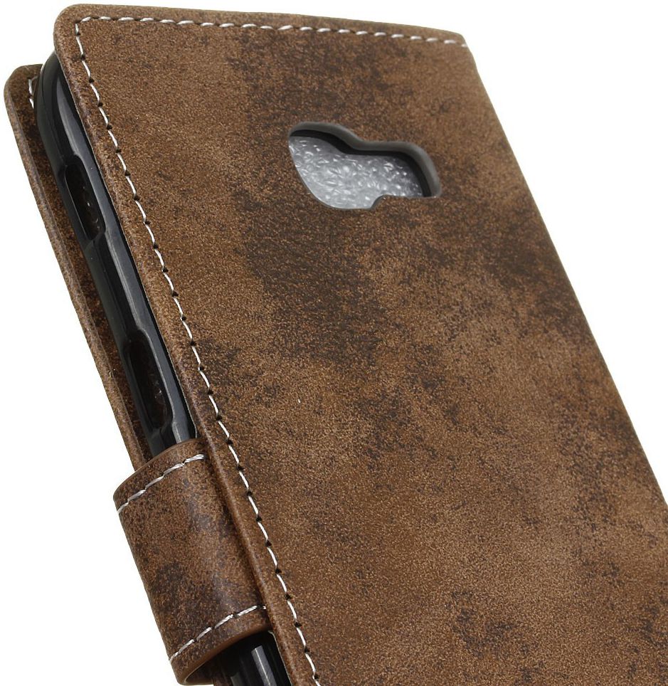 Samsung Galaxy A5 (2017) Retro Portemonnee Hoesje Bruin afbeelding 8