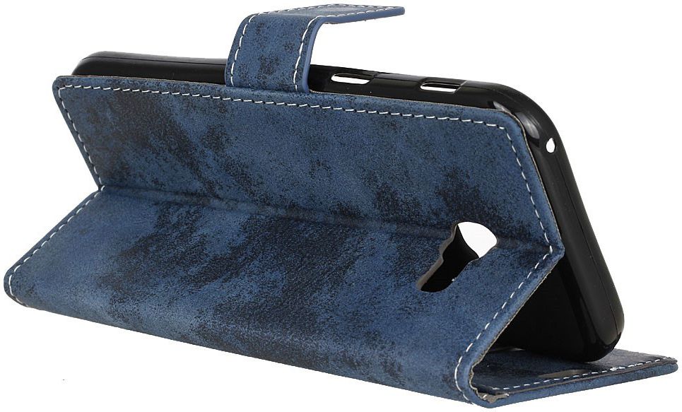 Samsung Galaxy A5 (2017) Retro Portemonnee Hoesje Blauw afbeelding 10