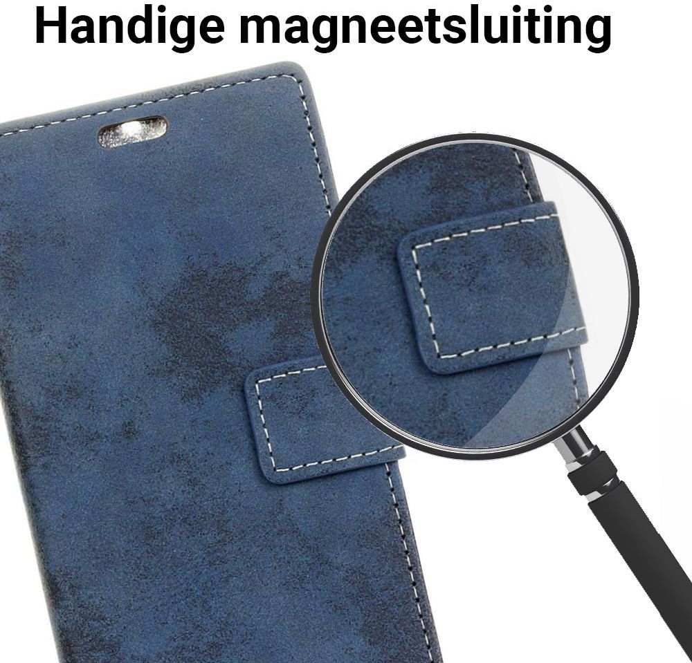 Samsung Galaxy A5 (2017) Retro Portemonnee Hoesje Blauw afbeelding 3