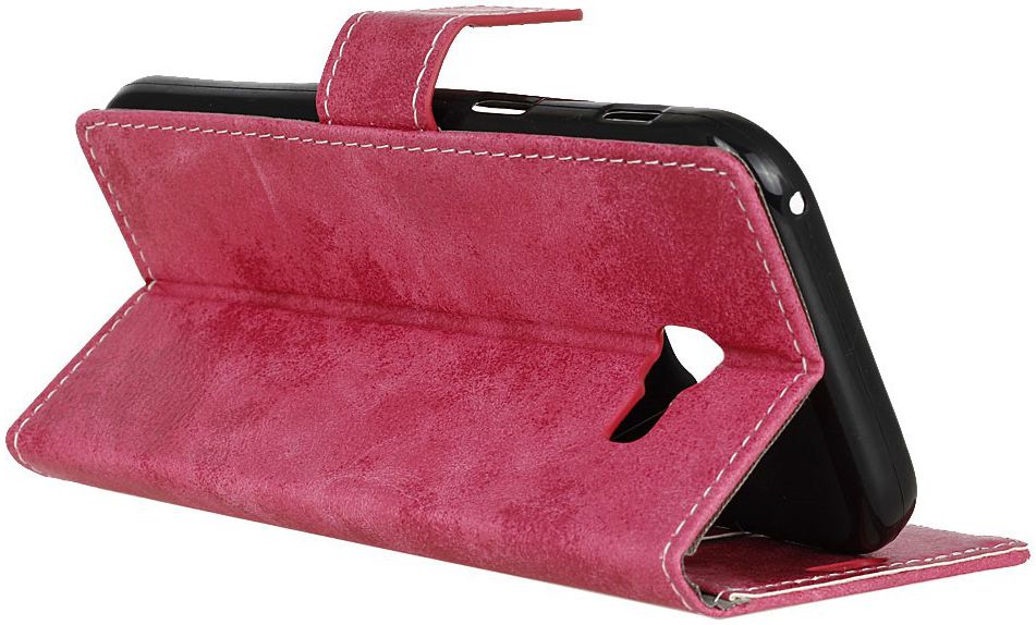 Samsung Galaxy A5 (2017) Retro Portemonnee Hoesje Roze afbeelding 10