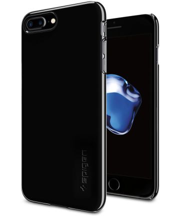 Spigen Thin Fit Case Apple iPhone 7 Plus / 8 Plus Jet Black Hoesjes
