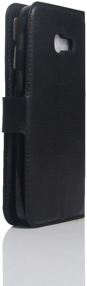 Samsung Galaxy A5 (2017) Portemonnee Hoesje Litchi Zwart afbeelding 7
