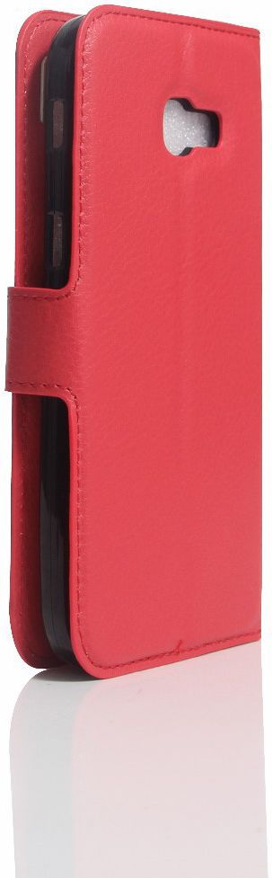 Samsung Galaxy A5 (2017) Portemonnee Hoesje Litchi Rood afbeelding 7