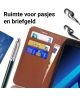 Samsung Galaxy A5 (2017) Portemonnee Hoesje Litchi Bruin