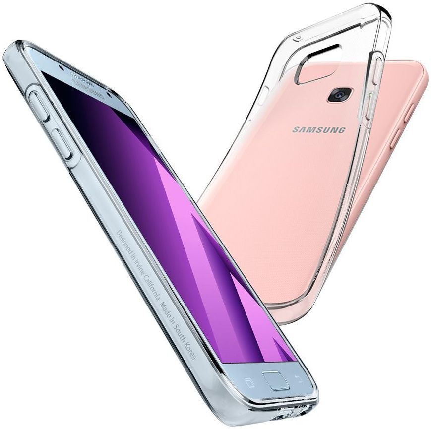 Spigen Liquid Crystal Samsung Galaxy A3 (2017) Hoesje Crystal Clear afbeelding 4