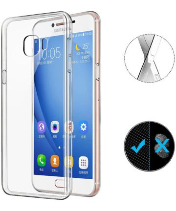 Samsung Galaxy J3 (2017) Ultradun TPU Hoesje Transparant Hoesjes