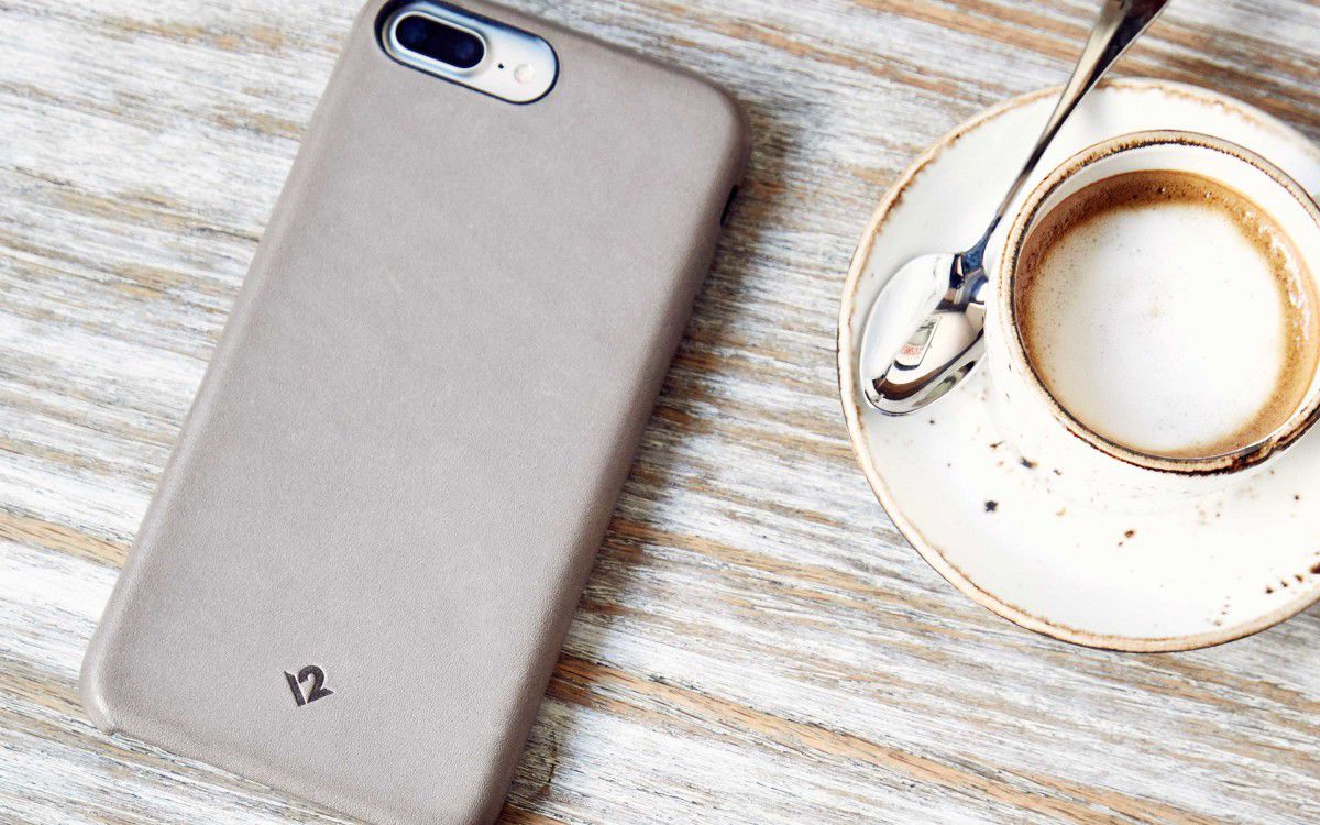 Twelve South RelaxedLeather iPhone 7 / 8 Portemonnee Hoesje Zwart afbeelding 9