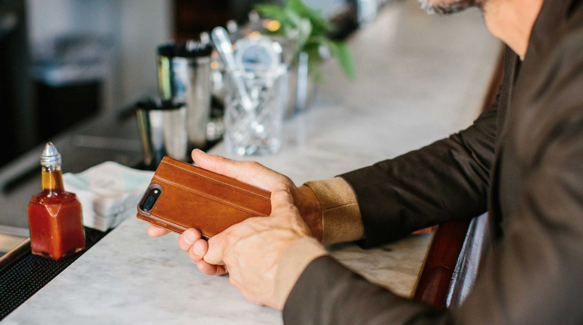 Twelve South Journal voor iPhone 6(S) en iPhone 7 / 8 Bruin afbeelding 11