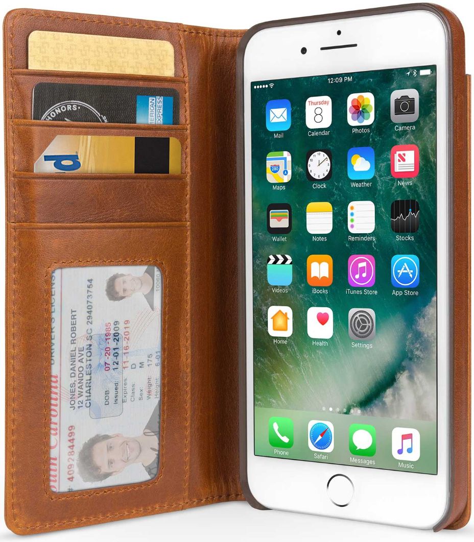 Twelve South Journal voor iPhone 6(S) en iPhone 7 / 8 Bruin afbeelding 4