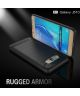 Samsung Galaxy J5 (2016) Geborsteld TPU Hoesje Rood