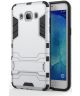 Samsung Galaxy J5 (2016) Hybride Kickstand Hoesje Zilver