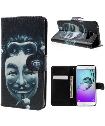 Samsung Galaxy A5 (2016) Wallet Hoesje Anonymous Hoesjes