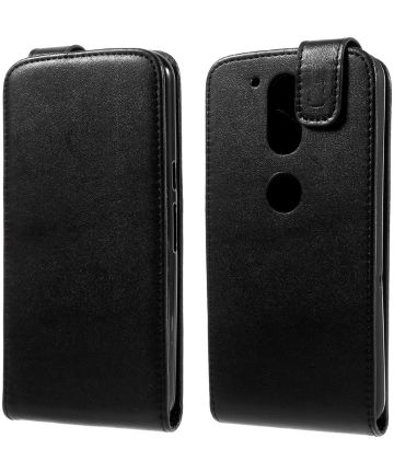 Motorola Moto G4 (Plus) Flip Case Zwart Hoesjes
