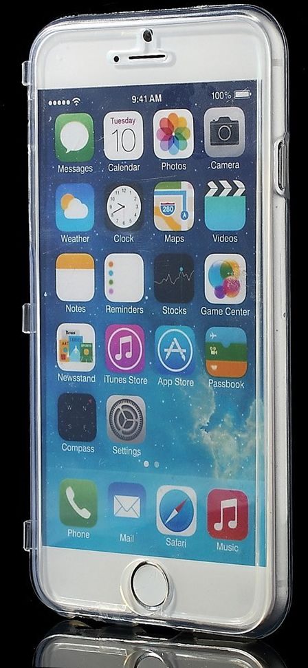 Apple iPhone 6S Doorzichtige Bookcase afbeelding 4